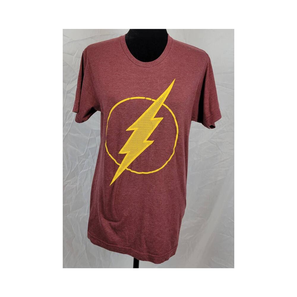 The Flash DC Red & Yellow Graphic Tee Men's Medium 38/40